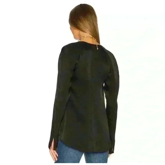 Jonathan Simkhai Krishna Top in Black & Gold Size XS - Picture 2 of 9